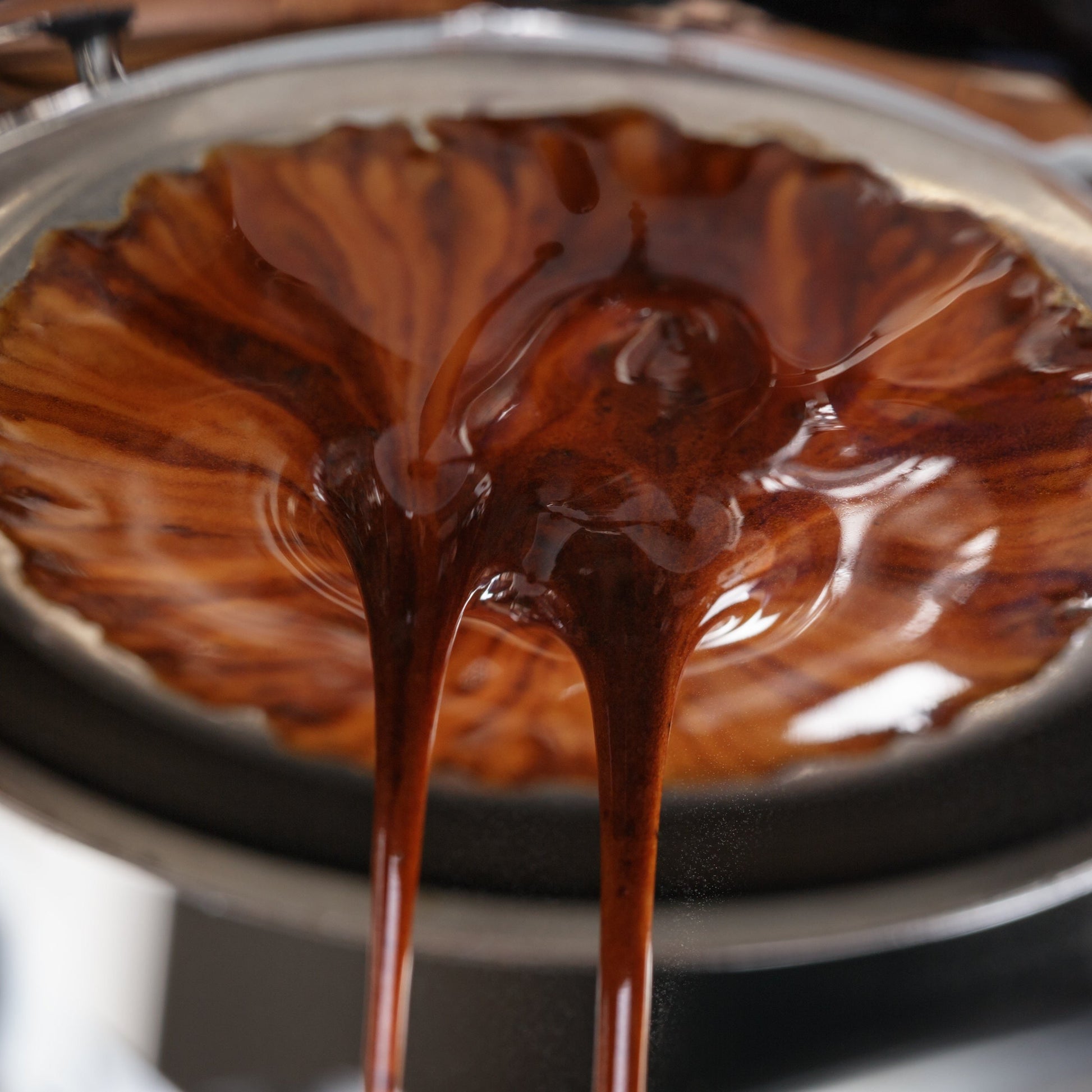 espresso being pull from the espresso machine